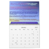 結学び結ぶ カレンダー (1月 2027)