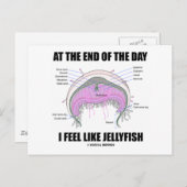 結局のところ私はクラゲみたいなもの ポストカード (正面/裏面)