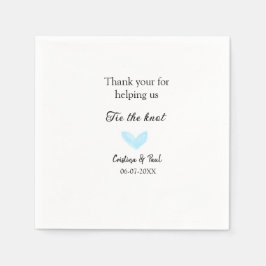 結感謝してい結するハートの素結婚気な人 スタンダードカクテルナプキン