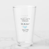 結感謝してい結するハートの素結婚気な人 タンブラーグラス (裏面)