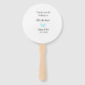 結感謝してい結するハートの素結婚気な人 ハンドファン (裏面)