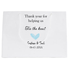 結感謝してい結するハートの素結婚気な人 ラージペーパーバッグ