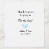 結感謝してい結するハートの素結婚気な人 ワインラベル (シングルラベル)