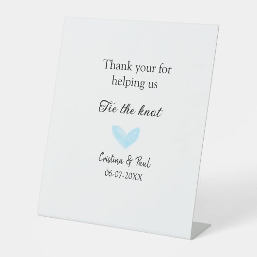 結感謝してい結するハートの素結婚気な人 台座サイン (正面)