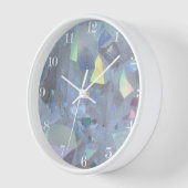 結晶きらめく水晶時計 壁時計 (傾斜)