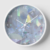 結晶きらめく水晶時計 壁時計 (正面)