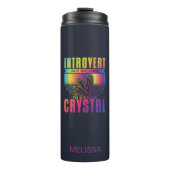 結晶のパーソナライズについて議論する喜んで内向的な タンブラー (正面)