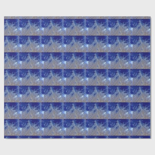 結晶の枝包装紙(無光沢) ラッピングペーパー (フラット)