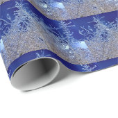 結晶の枝包装紙(無光沢) ラッピングペーパー (ロールコーナー)