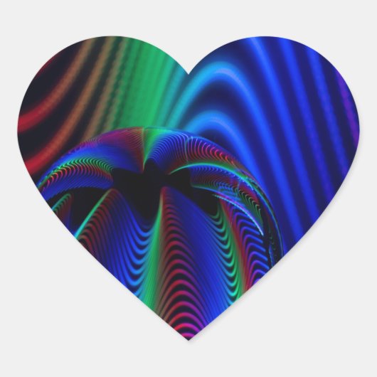 結晶の色 ハートシール (正面)