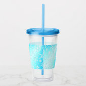 結晶の雪片パターン アクリルタンブラー (右)