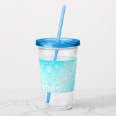 結晶の雪片パターン アクリルタンブラー (裏面)