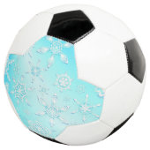 結晶の雪片パターン サッカーボール (3/4)