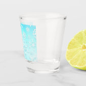 結晶の雪片パターン ショットグラス (右)