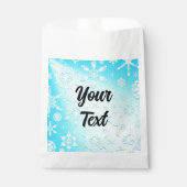 結晶の雪片パターン フェイバーバッグ (正面)