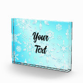 結晶の雪片パターン フォトブロック (右)