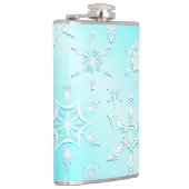 結晶の雪片パターン フラスク (右)