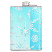 結晶の雪片パターン フラスク (裏面)