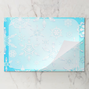 結晶の雪片パターン ペーパーパッド