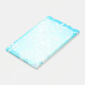 結晶の雪片パターン ポストイット (アングル)