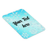 結晶の雪片パターン マグネット (右側)