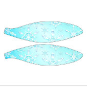 結晶の雪片パターン ミニバスケットボール (パネル)