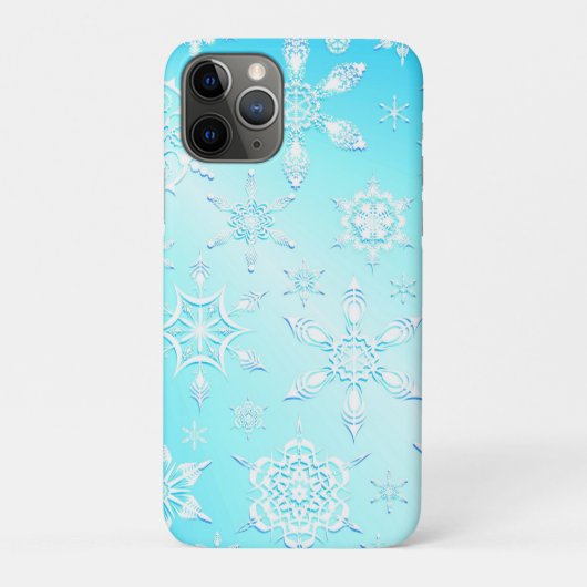 結晶の雪片パターン Case-Mate iPhoneケース (裏)