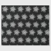 結晶の雪 ラッピングペーパー (フラット)
