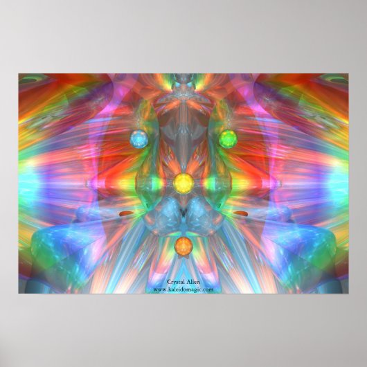 結晶エイリアン ポスター (正面)