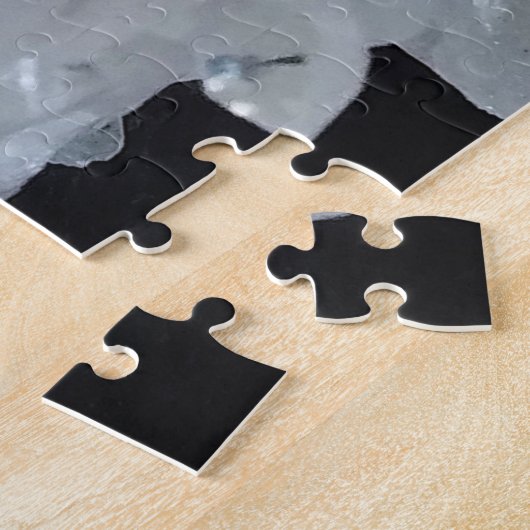 結晶エネルギー石英クラスター ジグソーパズル (側面)