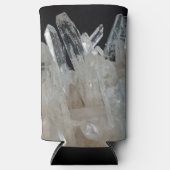 結晶エネルギー石英クラスター スリム缶クーラー (正面)