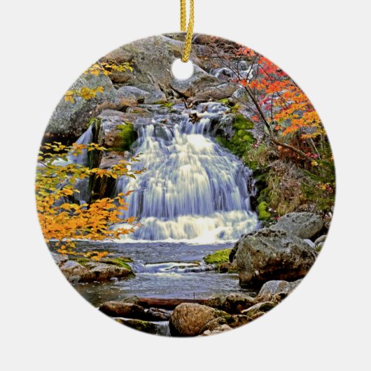 結晶カスケード セラミックオーナメント (正面)