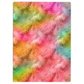 結晶カラフルガラスパターン クリップボード (裏面)