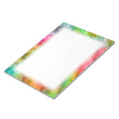 結晶カラフルガラスパターン ノートパッド (アングル)