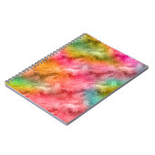 結晶カラフルガラスパターン ノートブック (左側)