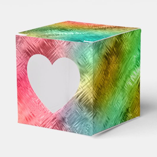 結晶カラフルガラスパターン フェイバーボックス (正面サイド)