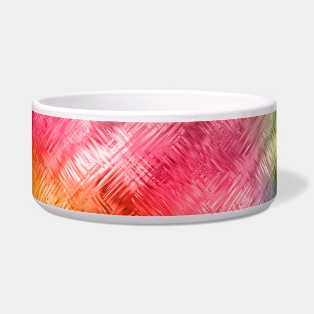 結晶カラフルガラスパターン ボウル (正面)