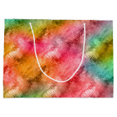 結晶カラフルガラスパターン ラージペーパーバッグ (裏面)