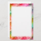 結晶カラフルガラスパターン 便箋 (正面/裏面)