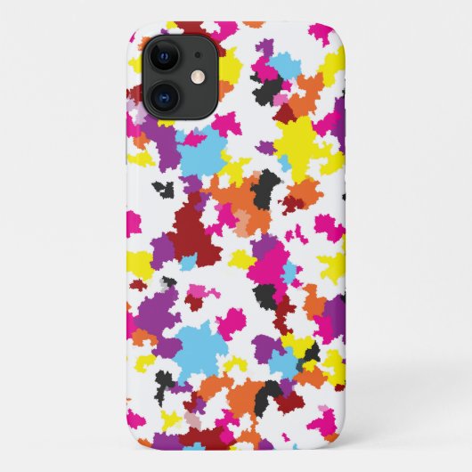 結晶カラフル性不規則抽象芸術パターン Case-Mate iPhoneケース (裏面)