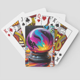 結晶カラフル球 トランプ