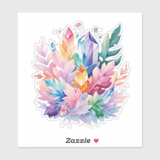 結晶カラフル シール (シート)