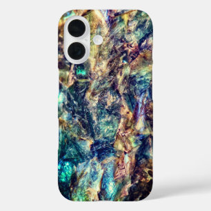 結晶カラフル iPhone 16ケース