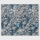 結晶スノーフレーク包み紙 ラッピングペーパー (フラット)