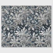 結晶スノーフレーク包み紙 ラッピングペーパー (フラット)