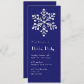 結晶スノーフレーク 招待状 (正面/裏面)