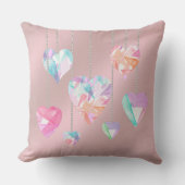 結晶ハート クッション (正面)