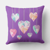 結晶ハート クッション (裏面)