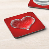 結晶ハート コースター (左側)