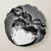 結晶ハート ラウンドクッション (裏面)